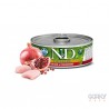 N&D Cat (GF) Adult - Latas Frango & Romã