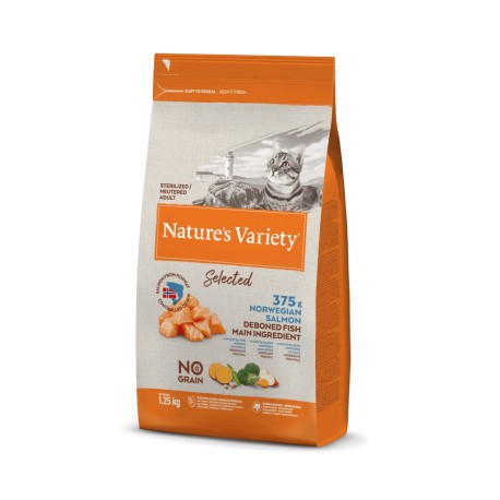 NATURE'S VARIETY CAT SELECTED - Grain Free Sterilised - Salmão da Noruega