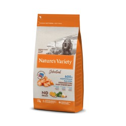 NATURE'S VARIETY DOG SELECTED - Grain Free Adult Medium/Maxi - Salmão da Noruega