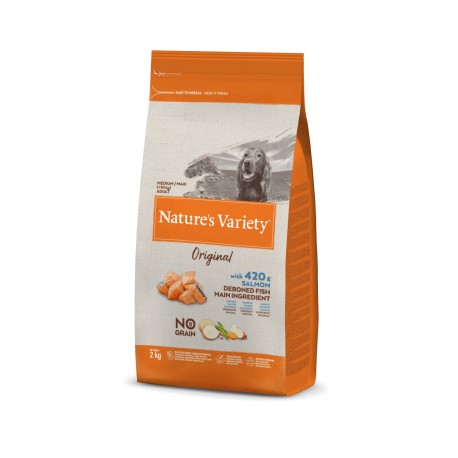 NATURE'S VARIETY DOG ORIGINAL - Grain Free Adult Medium/Maxi - Salmão