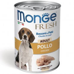 MONGE Dog Fresh Adult - Paté de Frango 400g