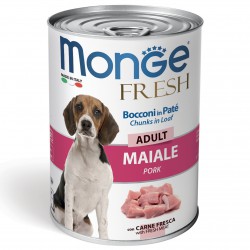 MONGE Fresh Cão Ração Húmida - Porco 400g