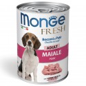 MONGE Dog Fresh Adult - Paté de Porco 400g