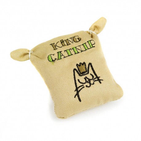 KING CATNIP Brinquedo Sardinha para gato com erva gateira