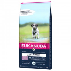 Eukanuba Grain Free Puppy Large - Peixe do Oceano