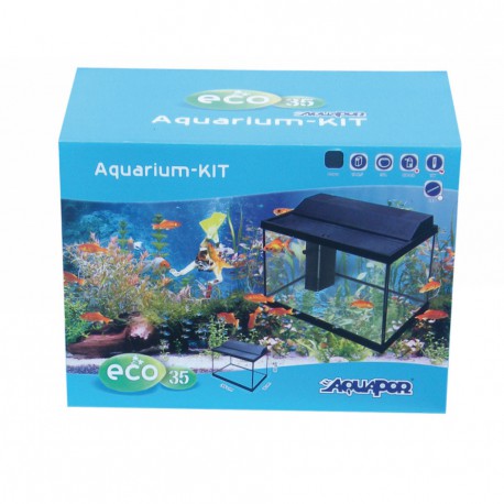 AQUAPOR - Kit Completo de Aquário ECO 35cm
