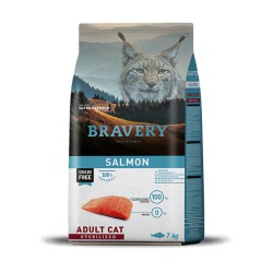 Bravery Cat GF Adult STERILISED - Salmon